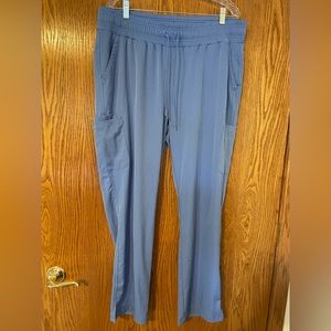 Beyond scrubs dream comfort scrub pants blue XL